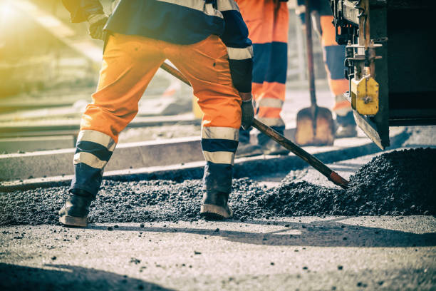 Construction workers planning on a site